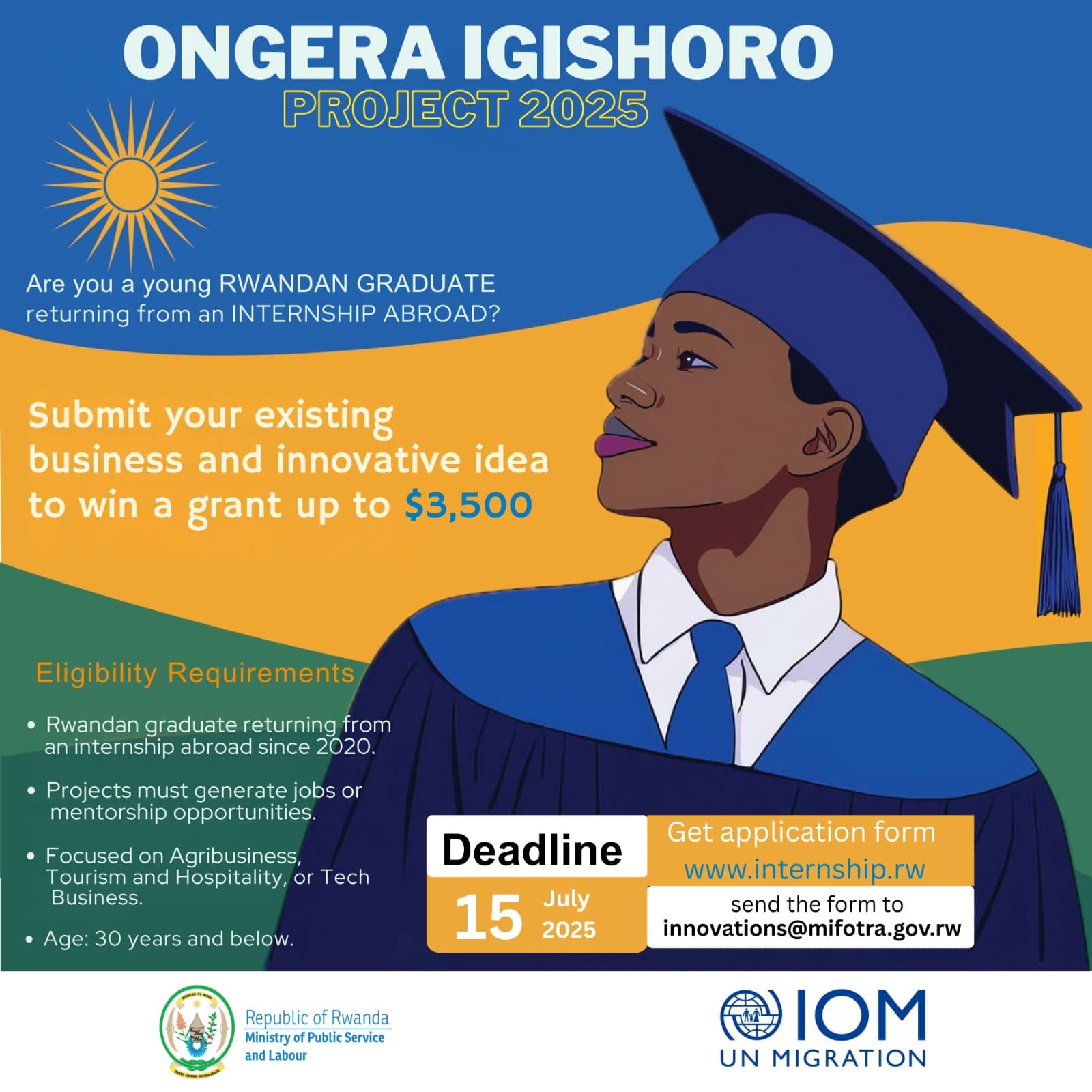 Call For Proposals on Facility For Youth Graduates Returning From Internship Abroad.